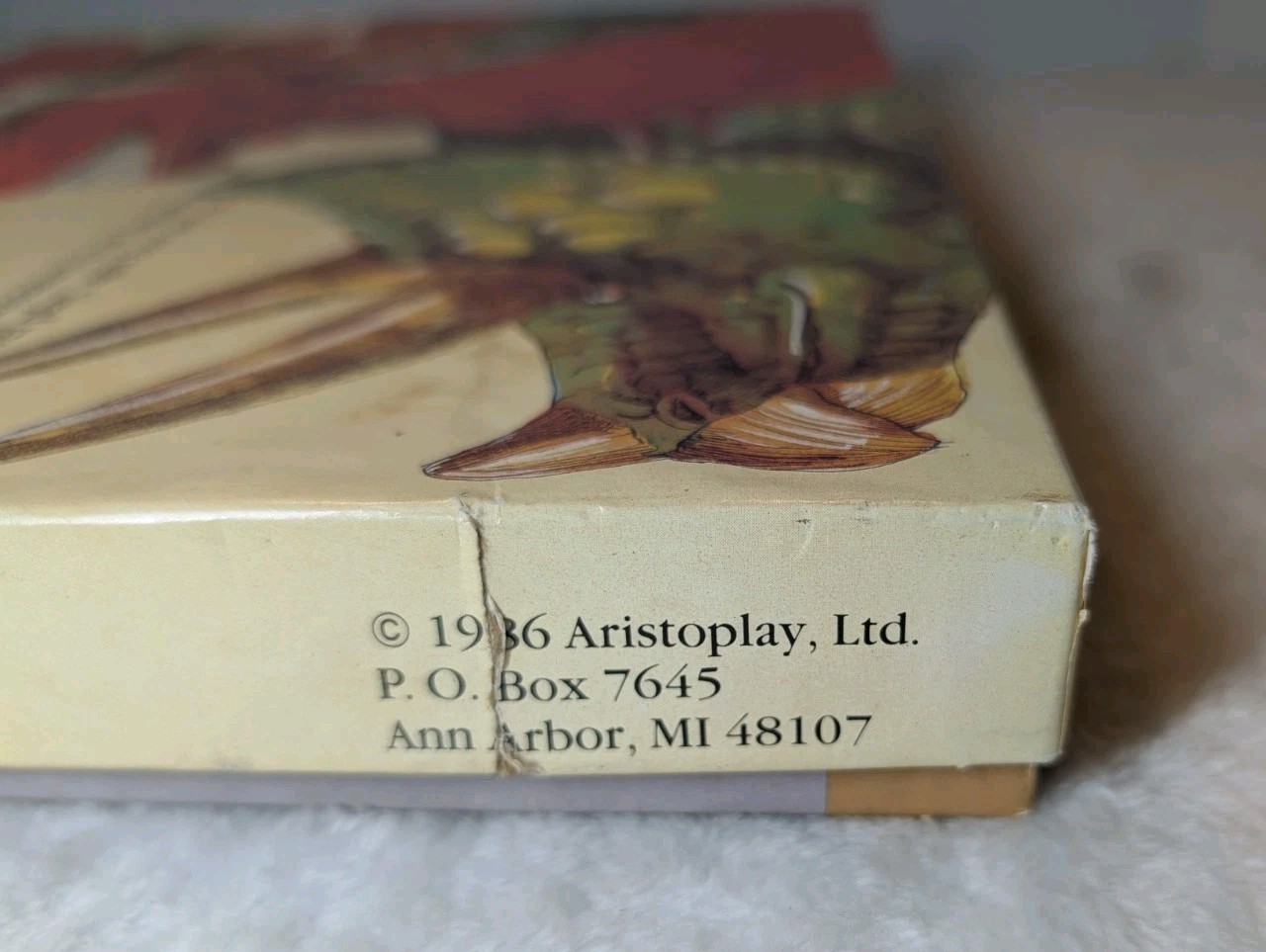 Vintage Dinosaurs and Things Puzzle Board Game 1986 Aristoplay – COMPLETE Rare