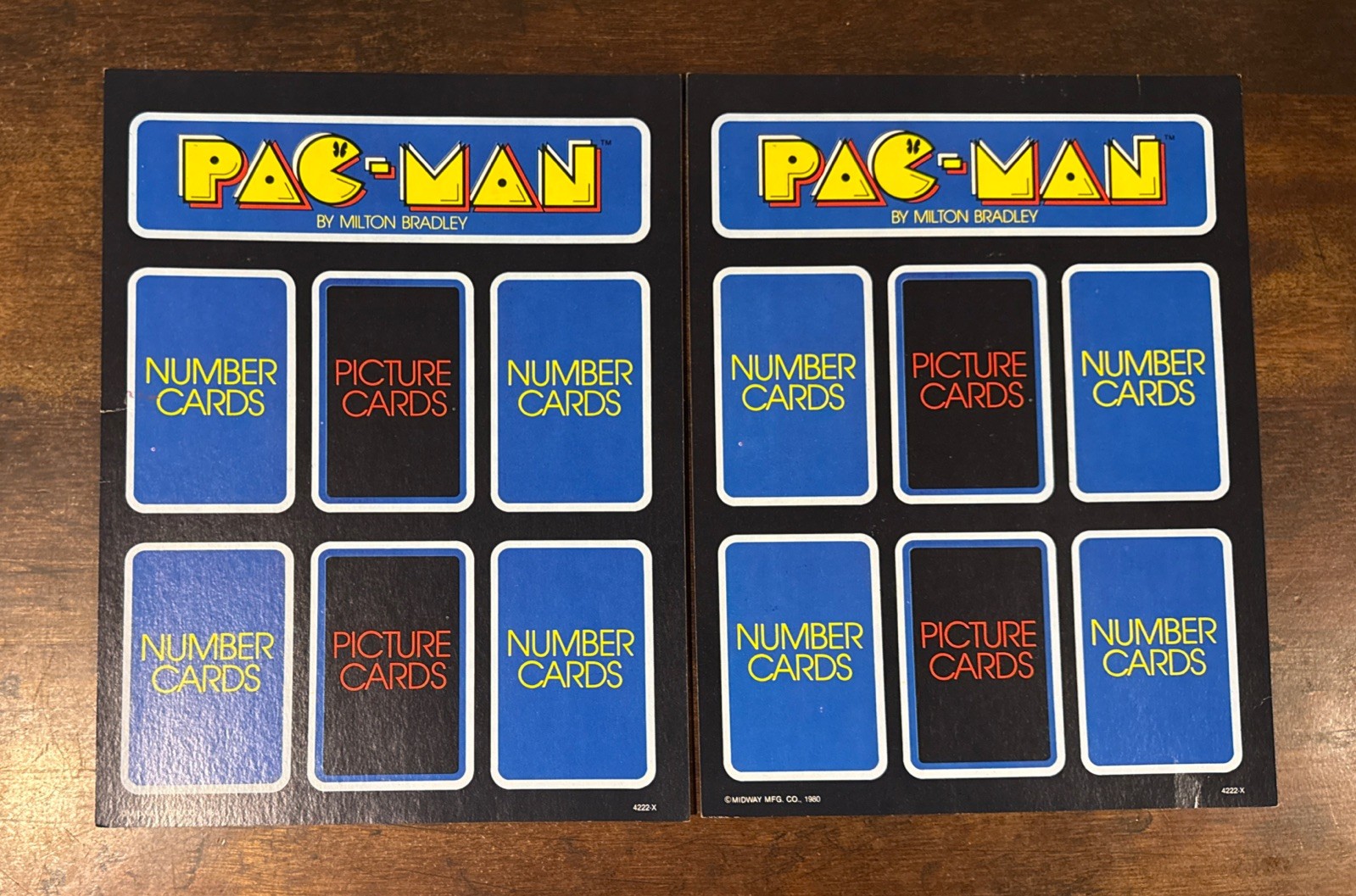 Vintage 1982 Pac-Man Card & Board Game Milton Bradley Complete Arcade Classic