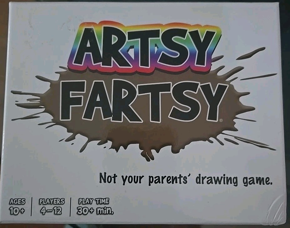 Artsy Fartsy Card and Drawing Game by TwoPointOh! Games Ages 10+