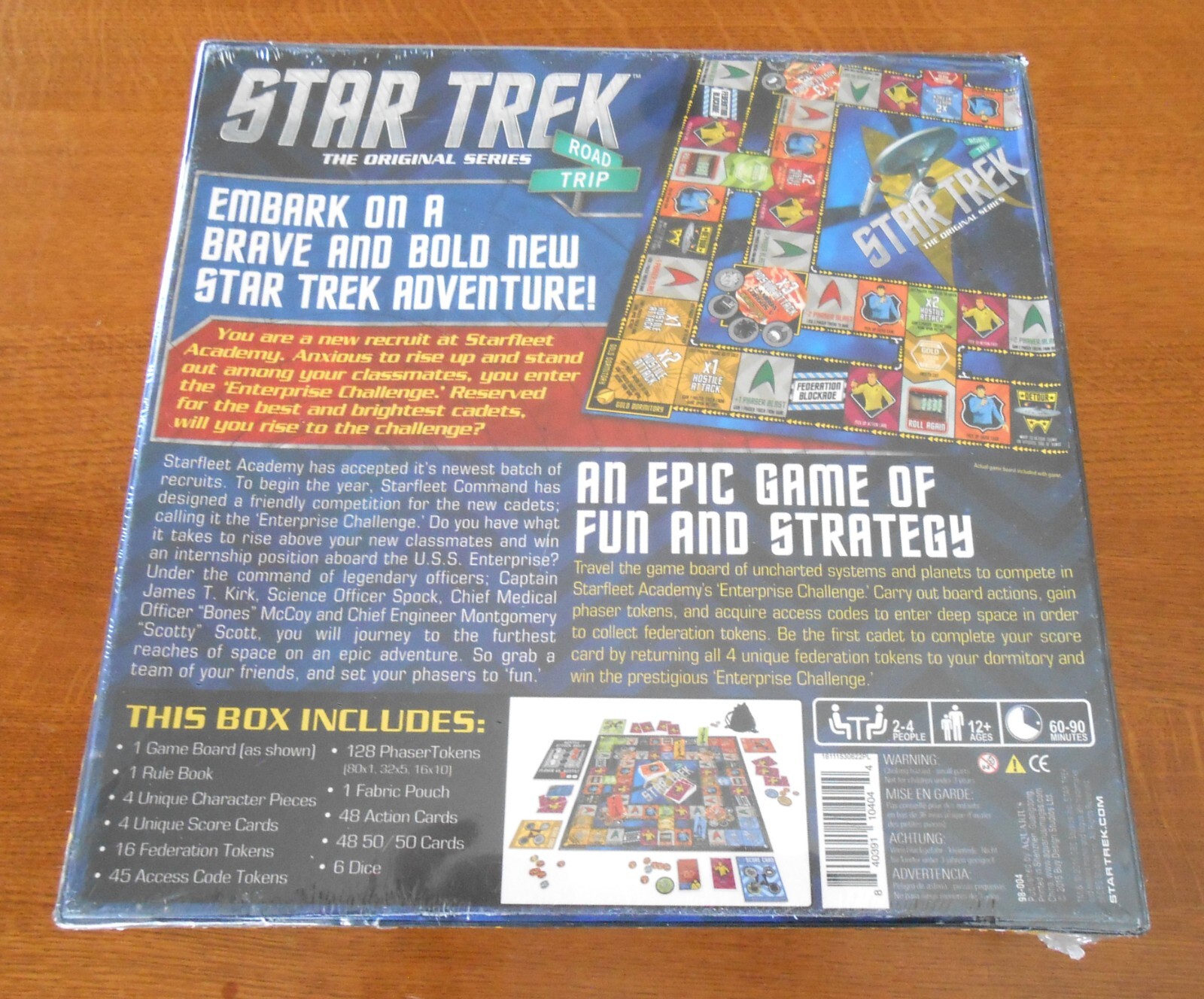 STAR TREK The Original Series Road Trip Board Game (Aquarius) Sealed