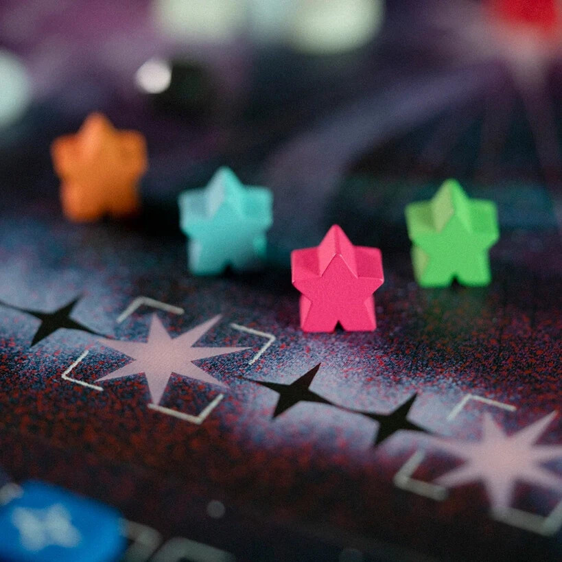 ✨ NIS Nebula Board Game – a Glow-in-the-Dark Abstract Astronomy Strategy