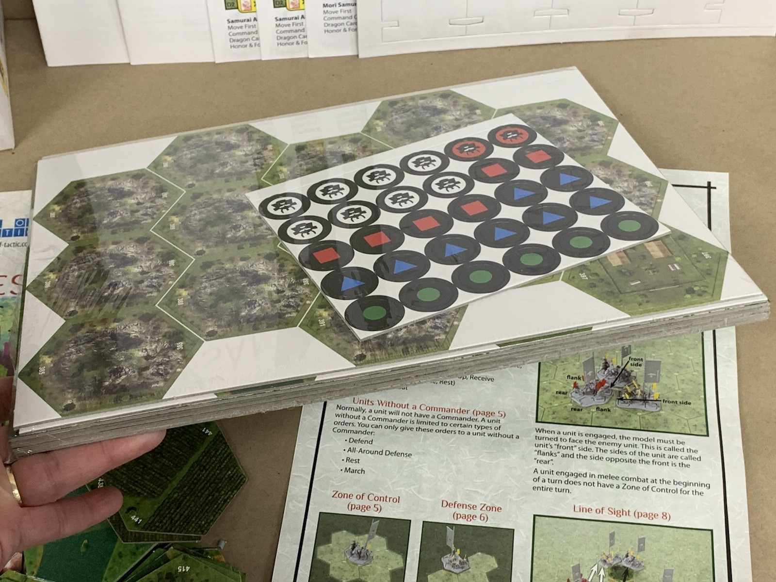 Samurai Battles Commands & Colors Art of Tactic Zvezda War Strategy Unpunched
