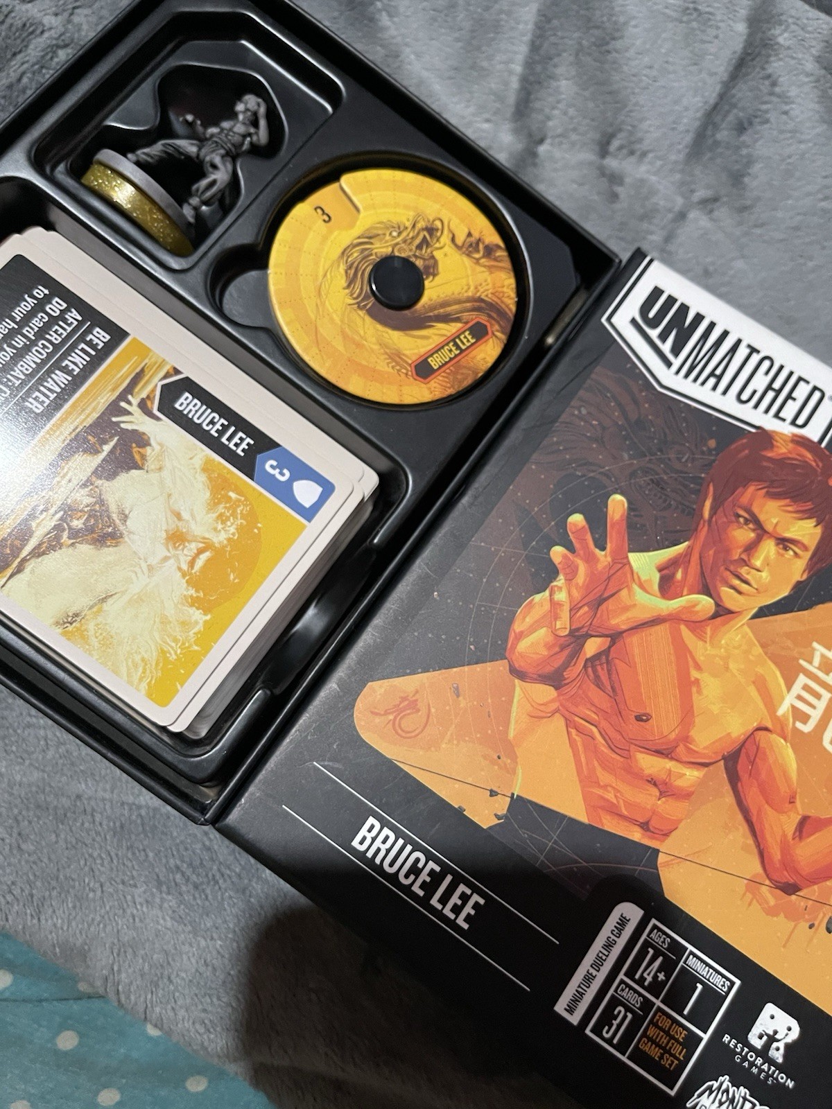 RESTORATION GAMES Unmatched BRUCE LEE Expansion Complete