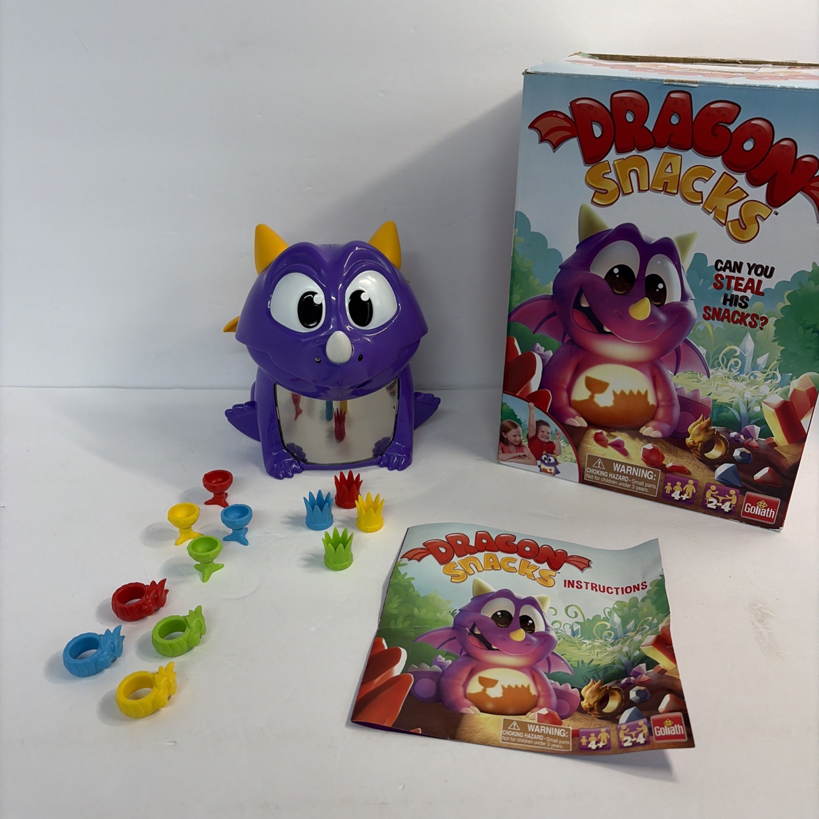 Dragon Snacks Game 2019 Ages 4-Up Works Complete ( see video ) clean w/ box