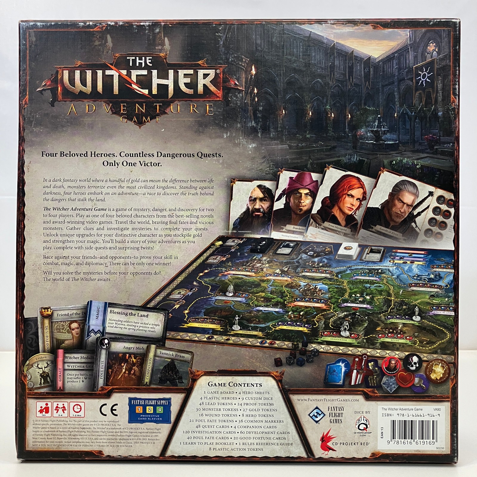Witcher Adventure Game Ignacy Trzewiczek CD Projekt Red 2014 Fantasy Flight Game