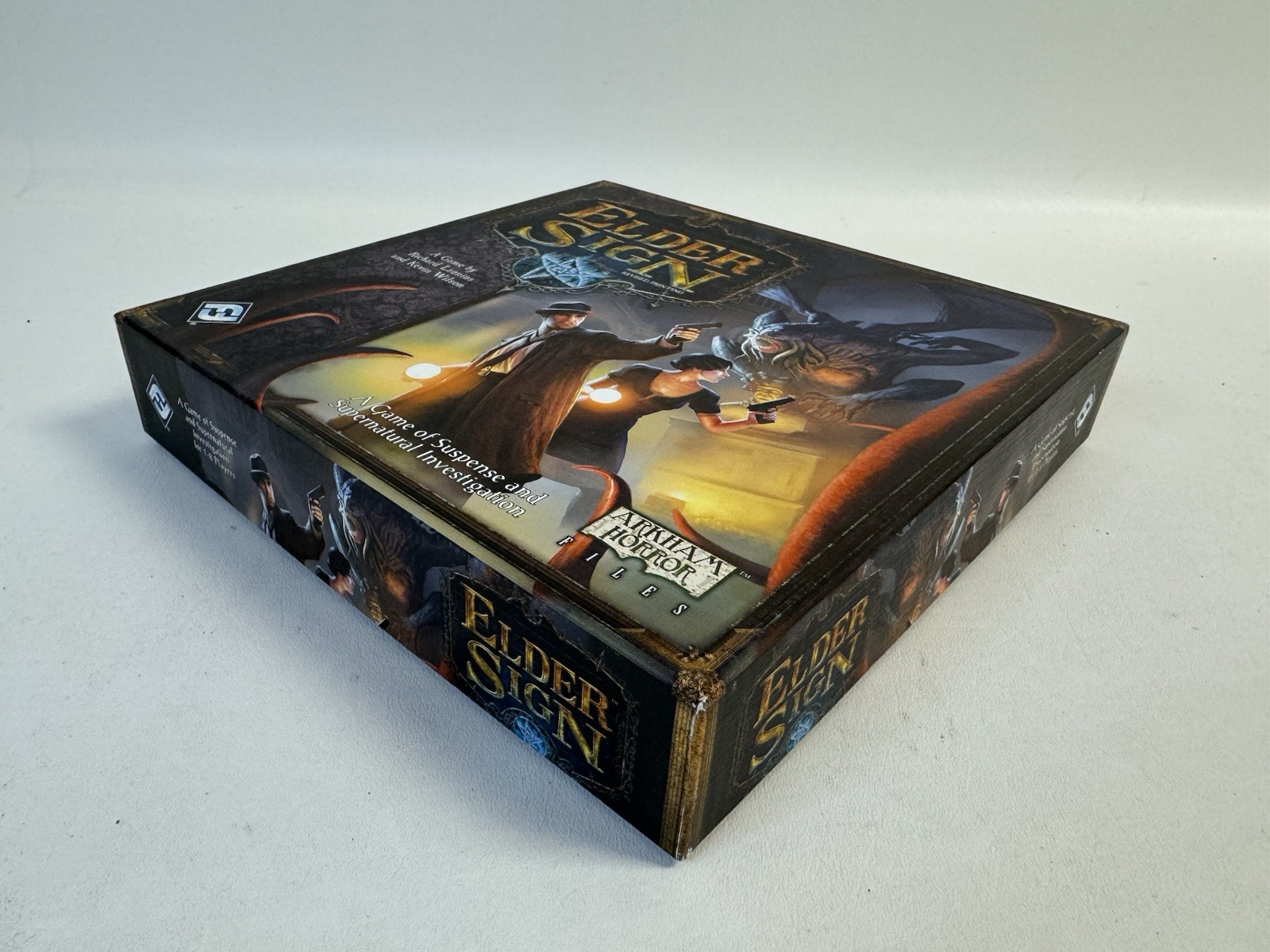ELDER SIGN Board Game Arkham Horror Files Fantasy Flight Games Complete