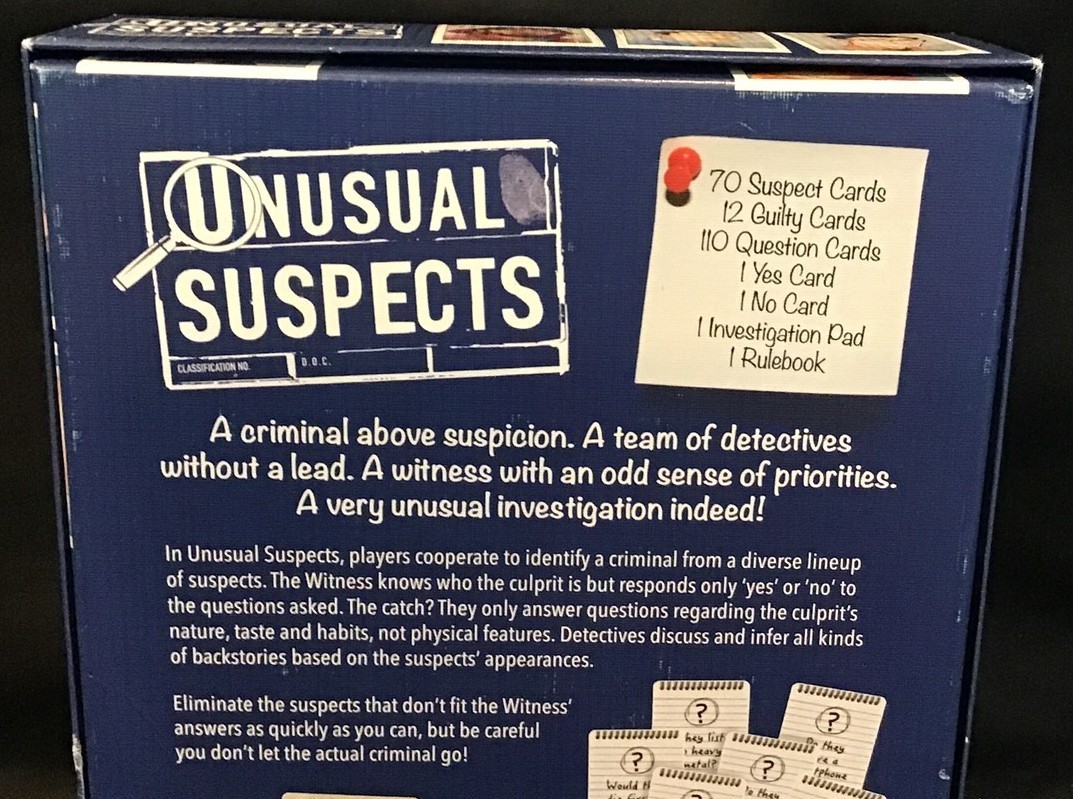 Unusual Suspects ~ Boardgame ~ CMON ~ OEJ