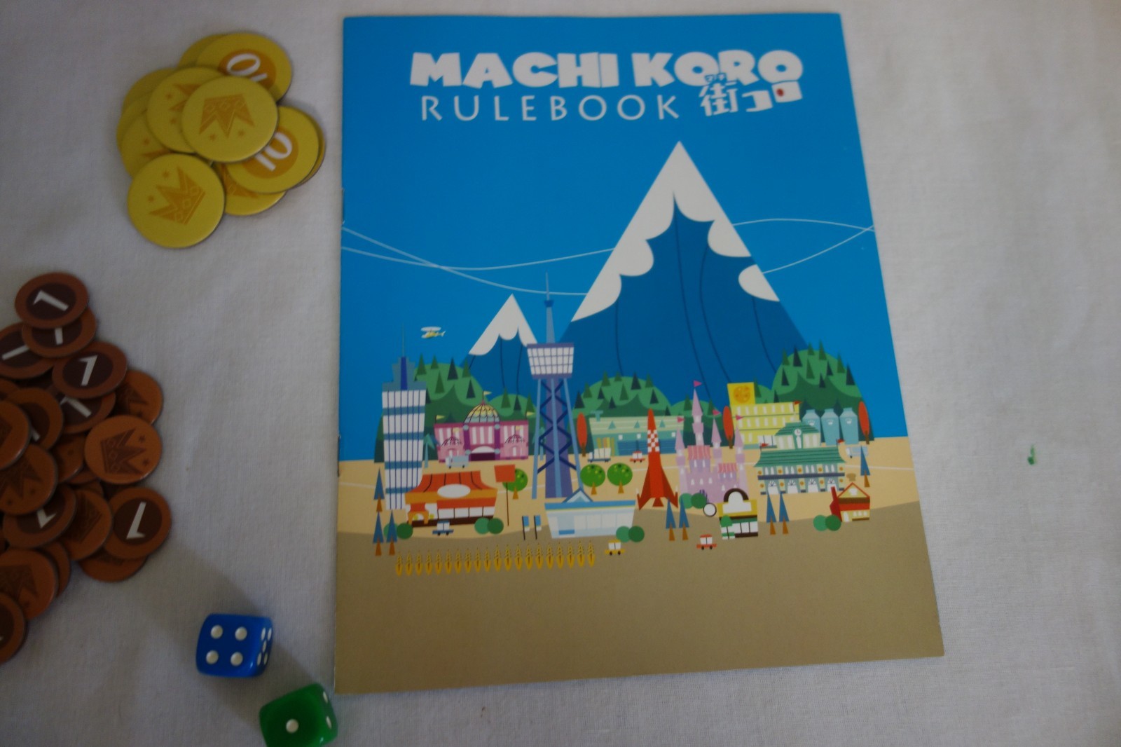 Machi Koro Card Game IDW Games 2015 City Building 100% COMPLETE