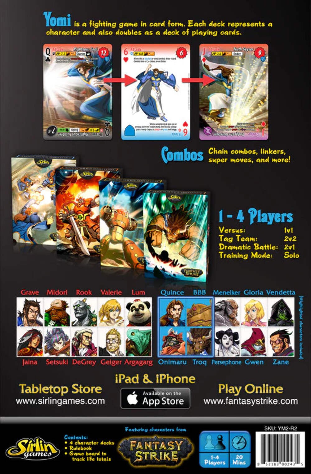 Yomi – Round 2: Sirlin Games Board Games