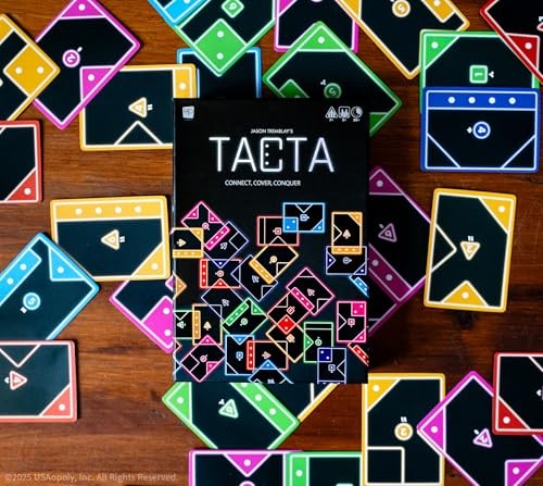 USAopoly Tacta Strategy Card Game – Abstract Tactical Play for Ages 7+