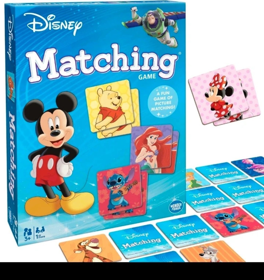 Wonder Forge Disney Classic Matching Memory Game