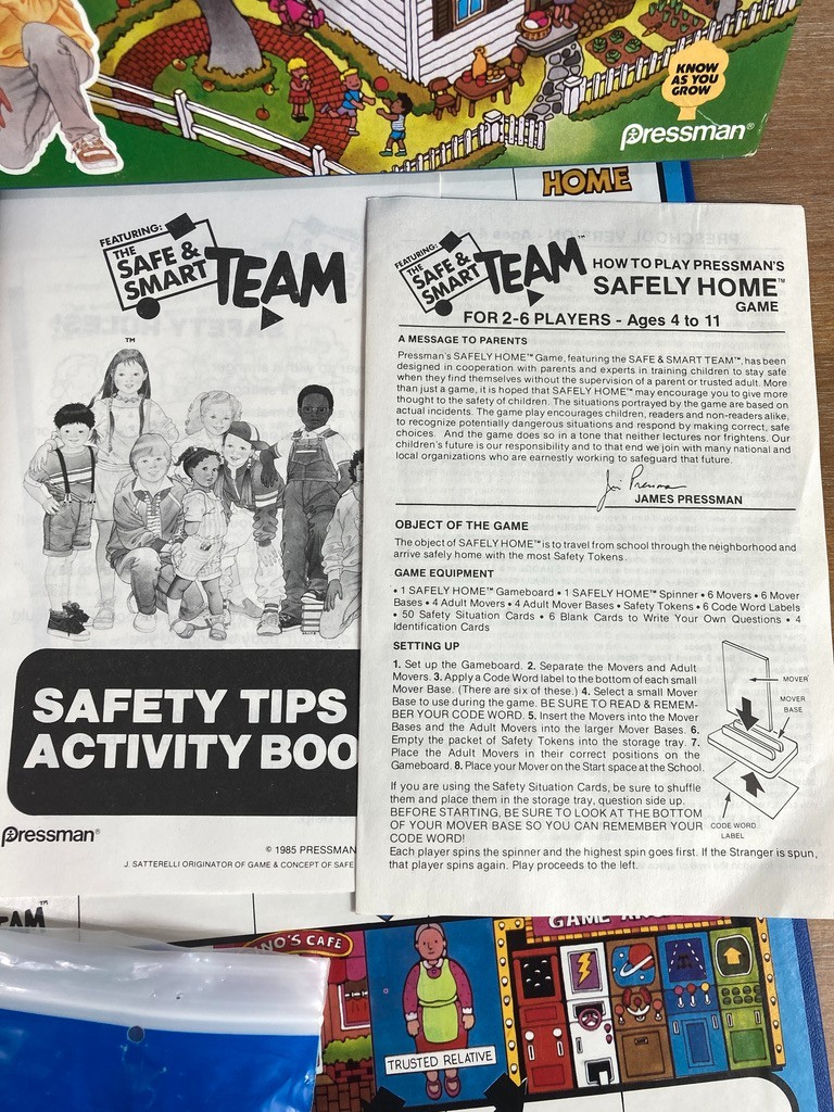 Safely Home Board Game Pressman 7000