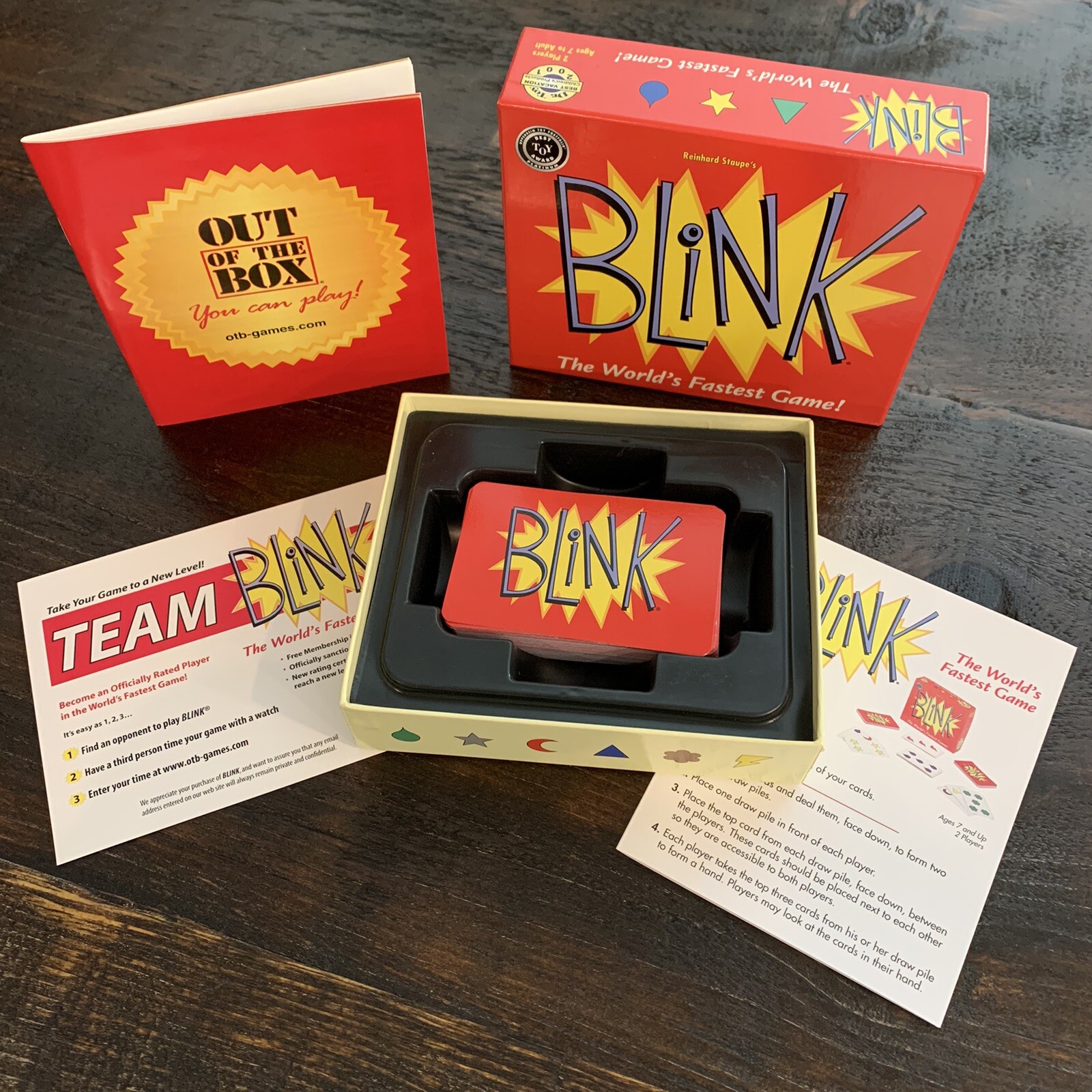 Out of the Box BLINK The World’s Fastest Game Cards Childrens Choice Award