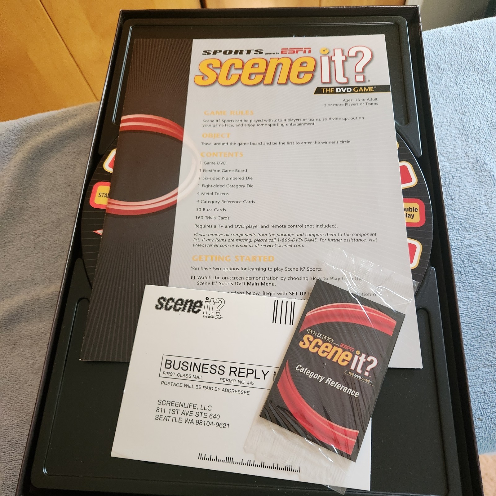 ESPN Scene It? DVD Sports Trivia Game & Who Wants To Be A Millionaire Board Game