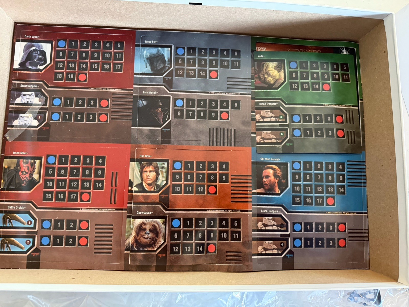 Milton Bradley Star Wars Epic Duels Game Mostly Everything Sealed Or Unpunched