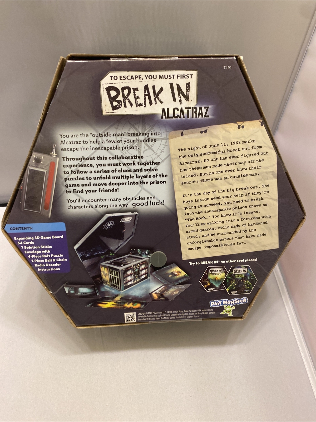 Break IN Alcatraz Board Game Sealed New