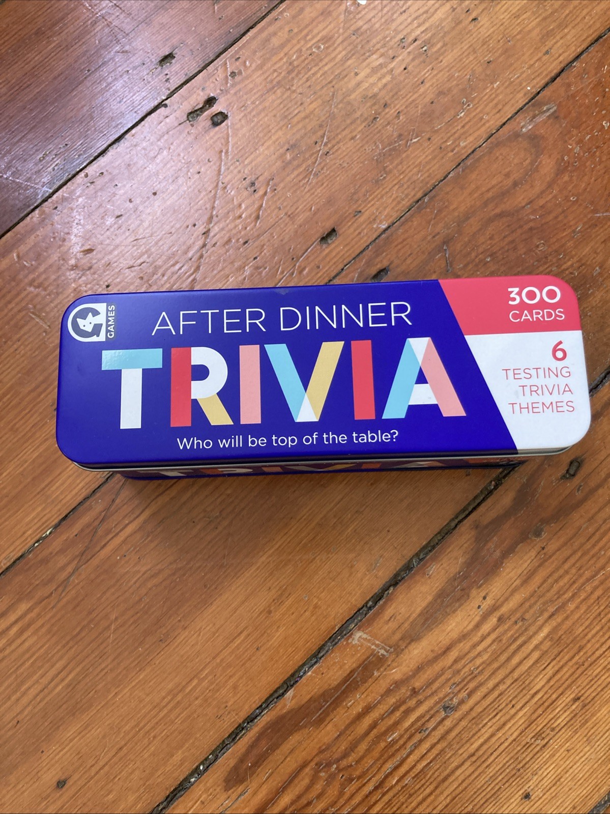 Trivia After Dinner 300 Card 6 Trivia Theme Game – 6 Types of TRIVIA