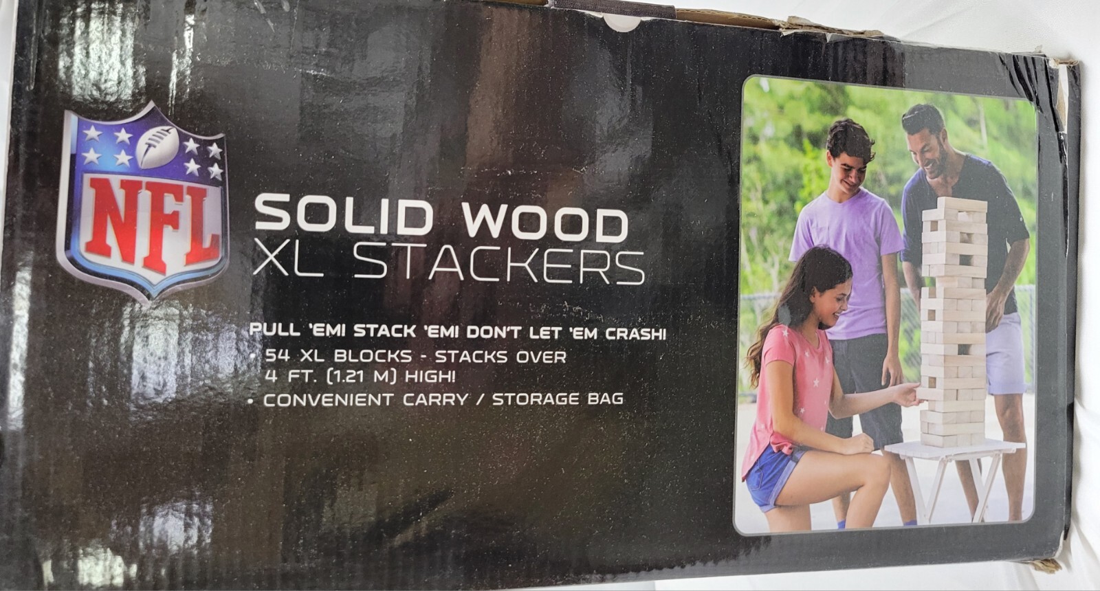 Solid Wood XL Stackers Block Stacking Game For Football Fans – Dallas Cowboys