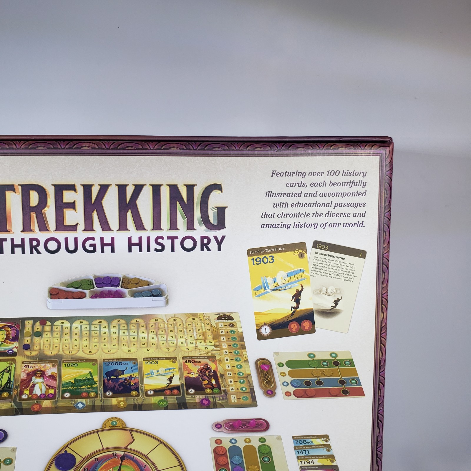 Trekking Through History board game excellent condition complete