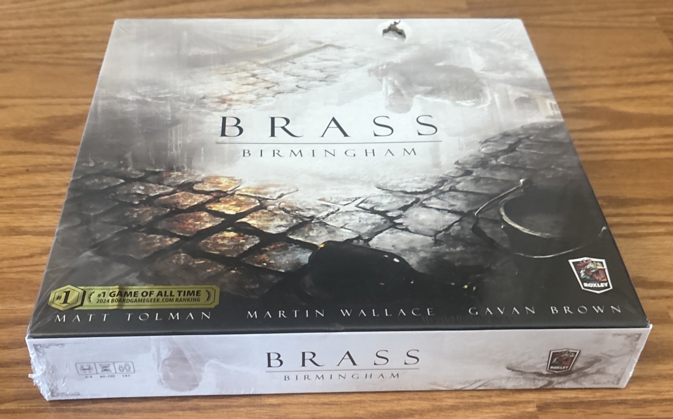 Roxley Games Brass Birmingham Board Game, New/Sealed Slightly Damaged Box