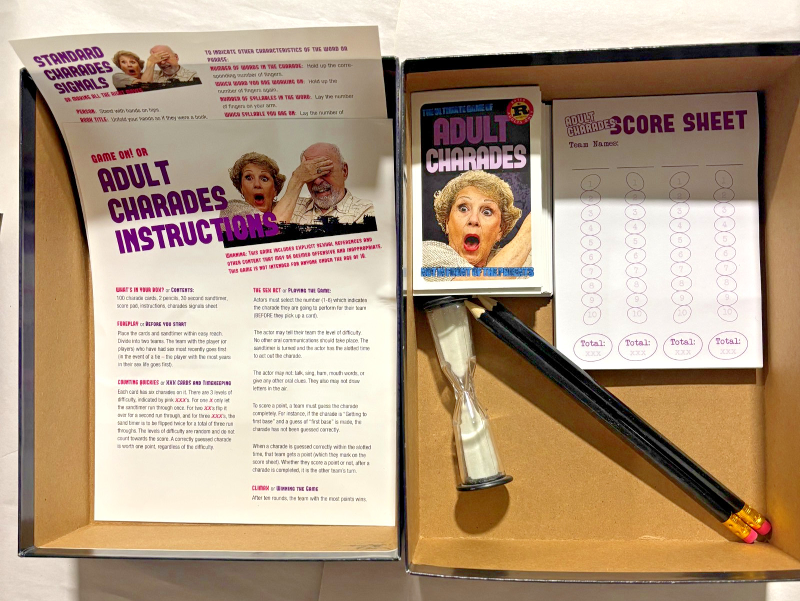 The Ultimate Game of Adult Charades Rated R Party Game 18+ Complete