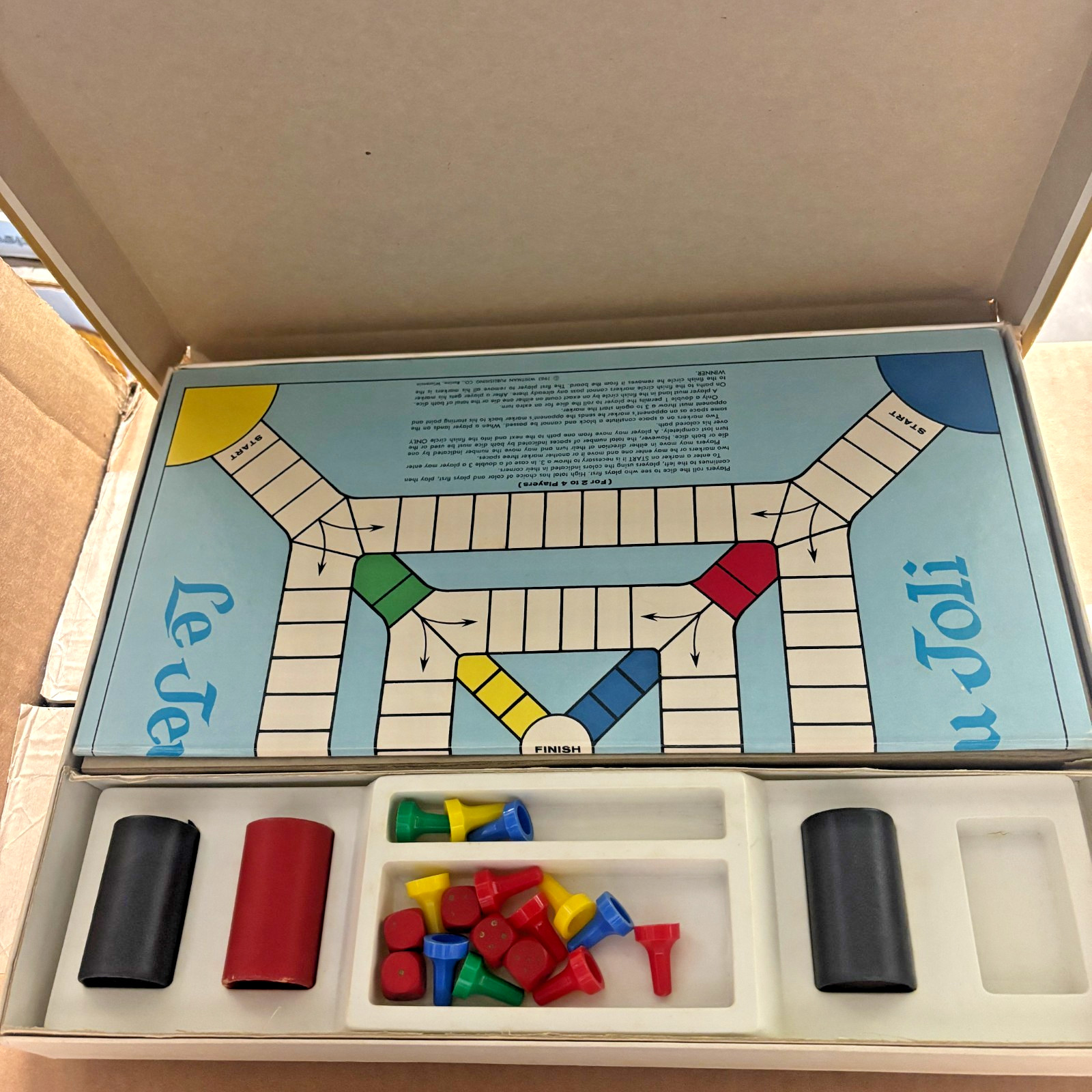Vintage Whitman Pachisi The Game of India 1963 Board Game Complete