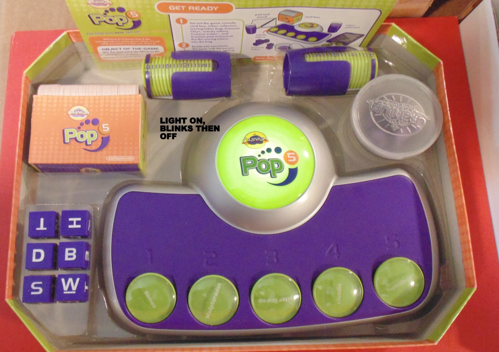 Cranium Pop 5 Adult Pop Culture Trivia Console Board Game Open