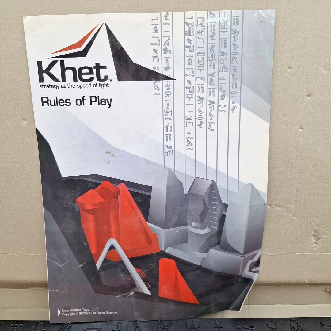 KHET The Laser Strategy Board Game w/ 3D Tower of Kadesh Expansion Mensa Winner