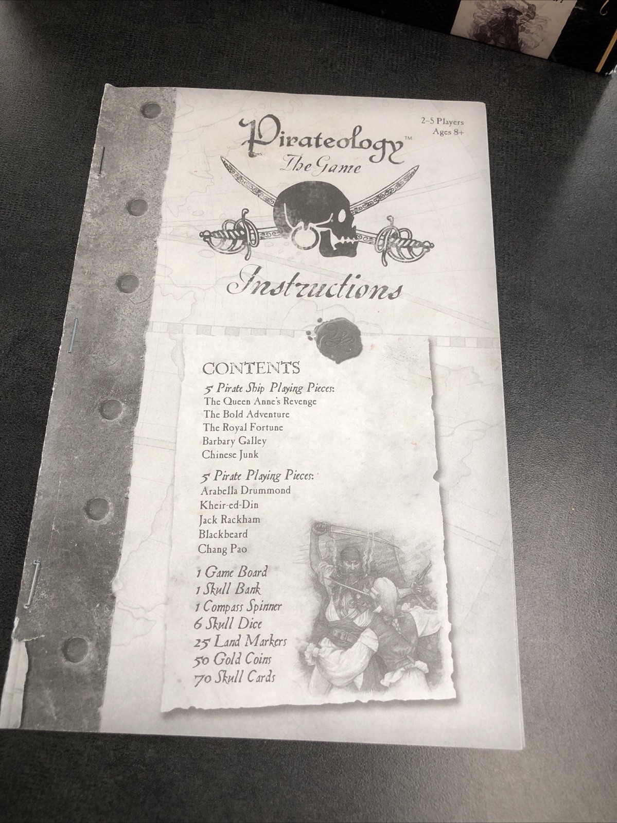 Pirateology Board Game 2007 Based On The Book Series Sababa Toys Two Dice Read