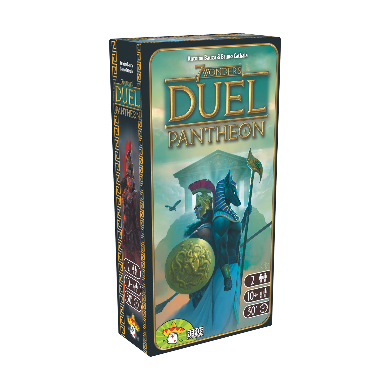 New – Repos Production 7 Wonders Duel: Pantheon Expansion – Ages 10+ | 2 players