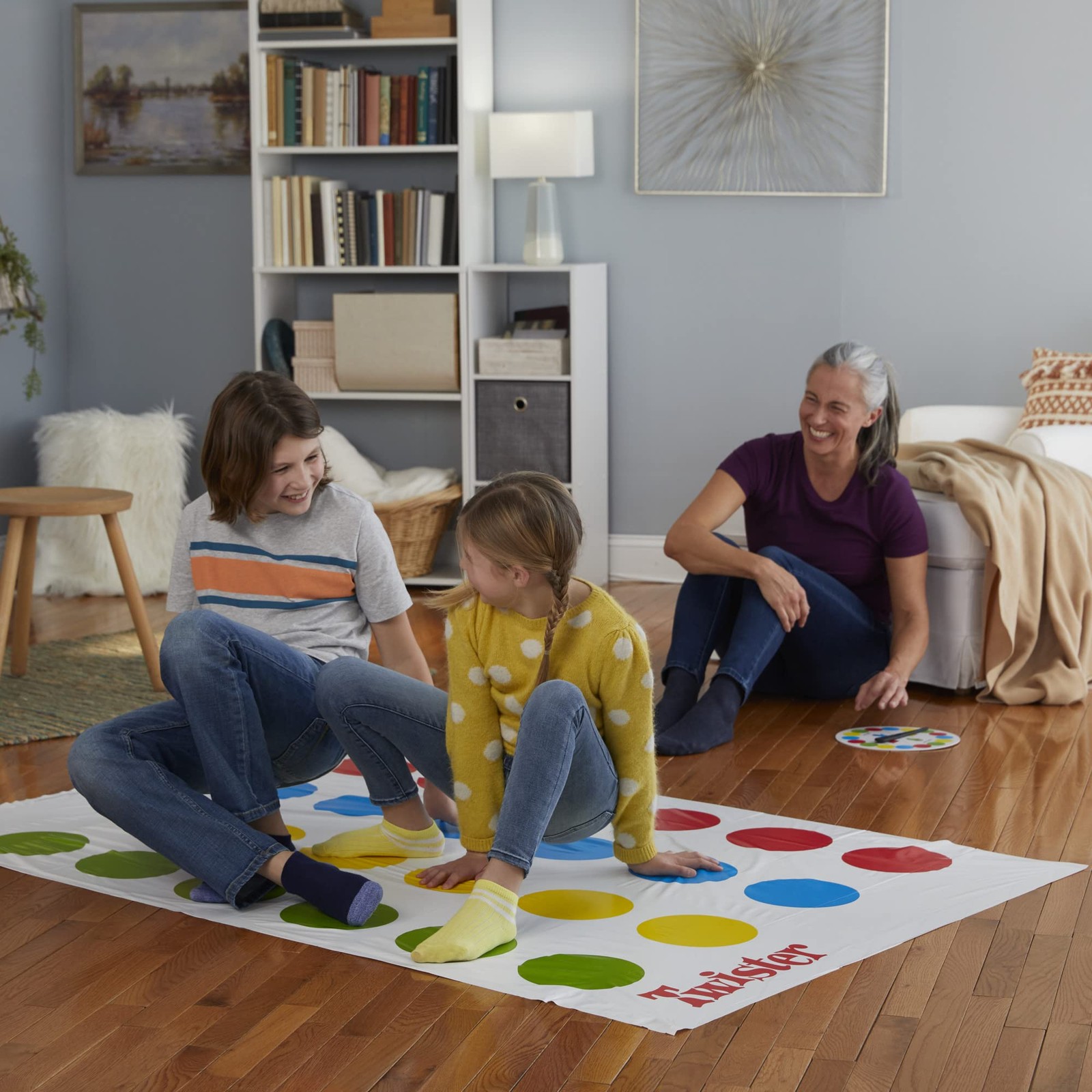 Hasbro Twister Party Classic Board One Size, Red, Yellow, Blue, Green, White