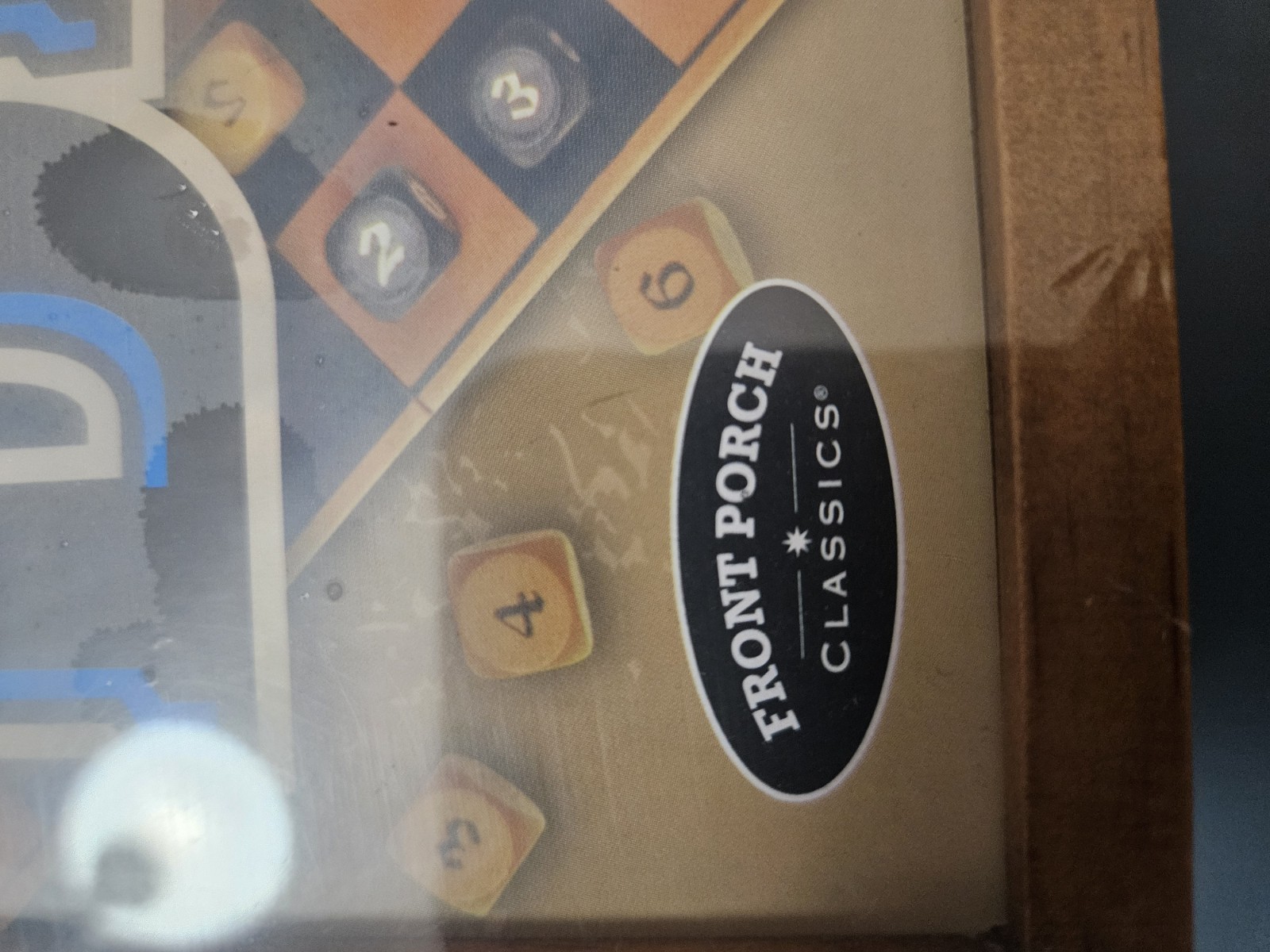 Front Porch Classics 32 Dice Strategy Board Game Wooden Box 2 Players 8+ 53565