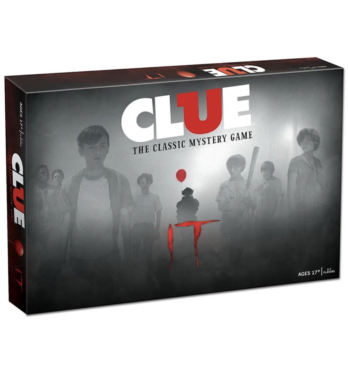 IT CLUE AGE 17+ 2-7 Players 60+ minutes Categories: Hasbro, Movie Games