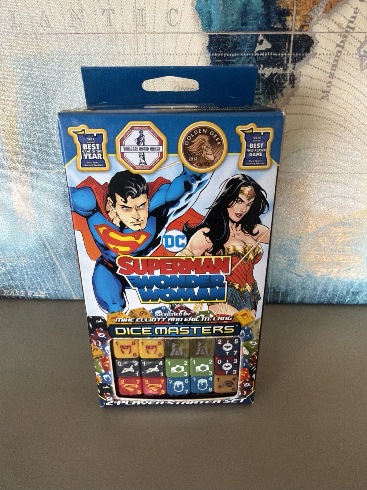 Superman Wonder Woman Dice Masters 2-Player Starter Set Wizkids/Neca New in Box
