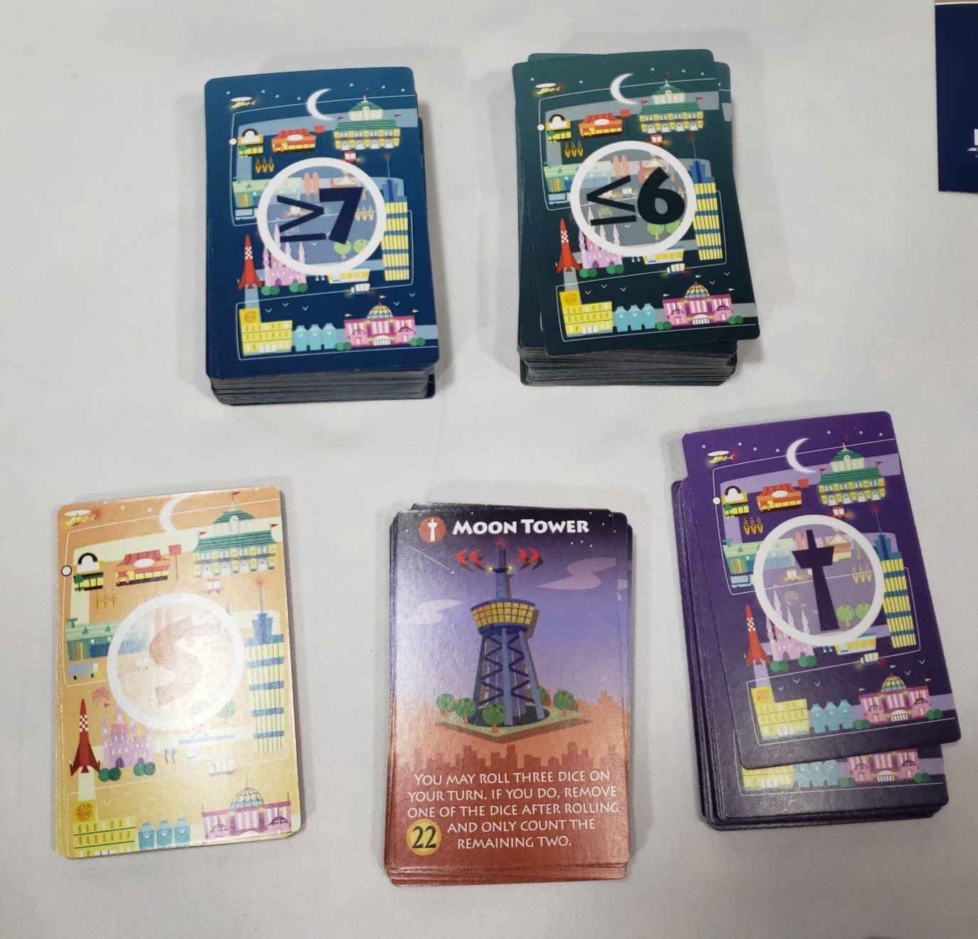 Machi Koro Bright Lights Big City Complete Card Game Family IDW Games 2016