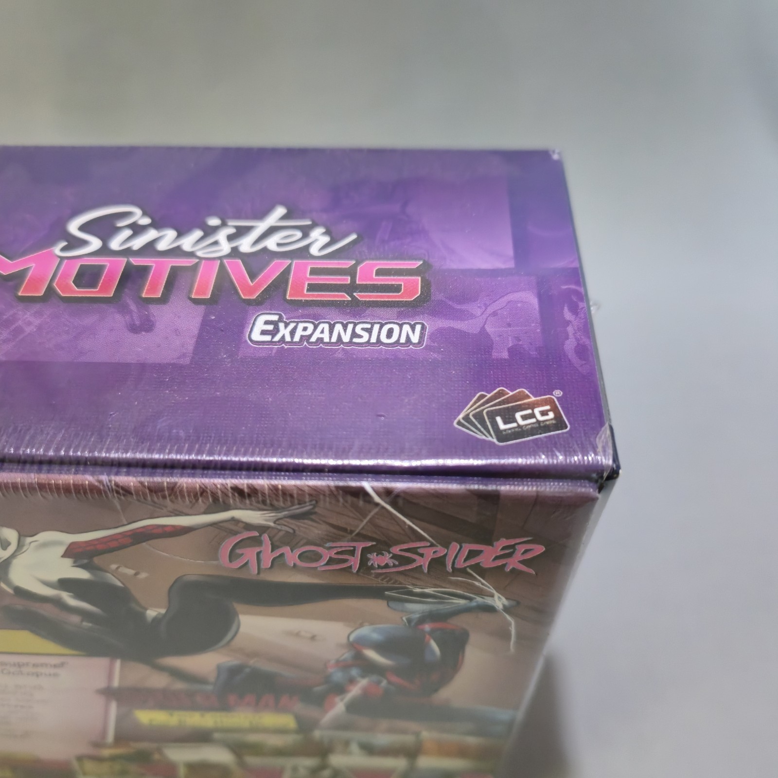 Marvel Champions Sinister Motives expansion Ghost Spider Miles Morales SEALED