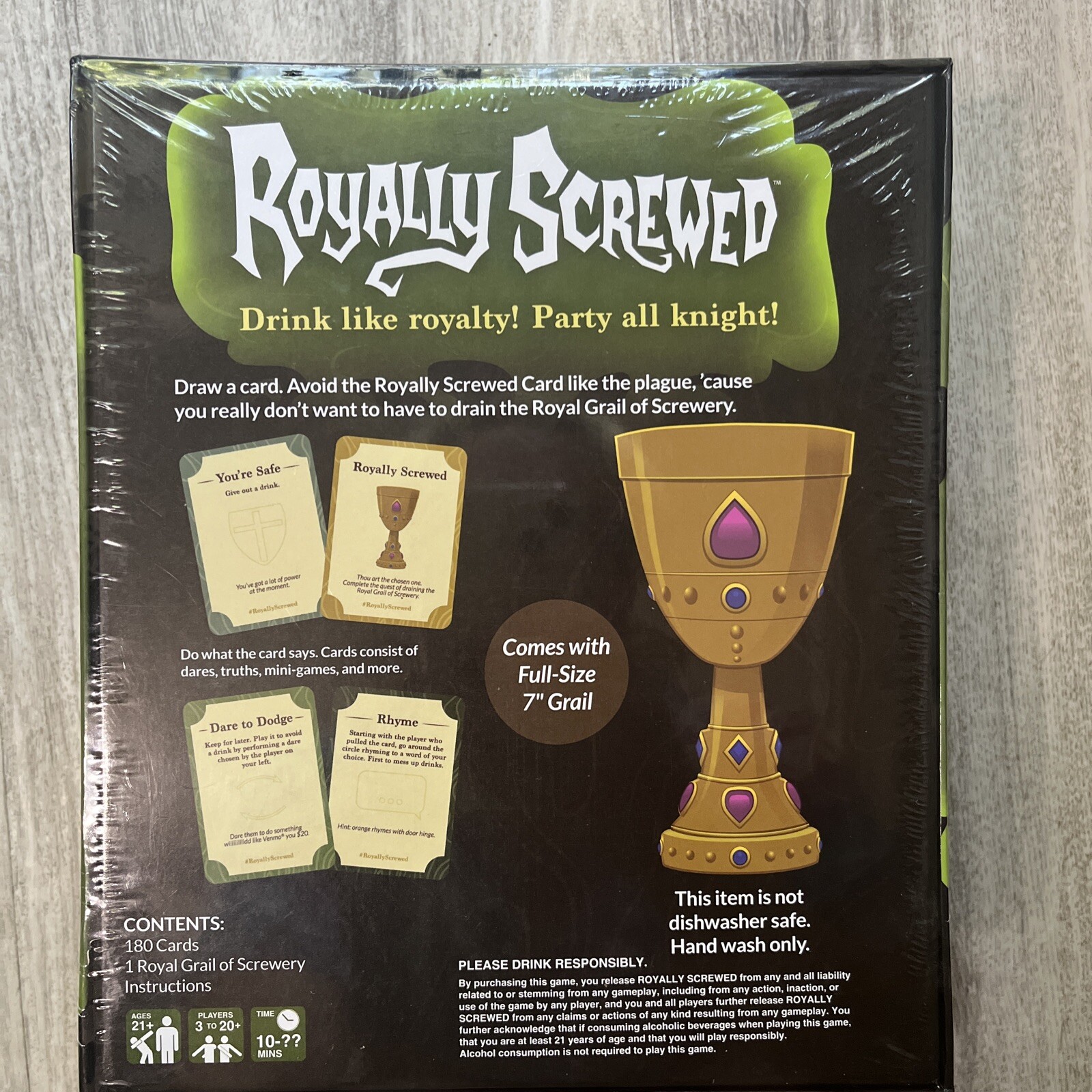 New Royally Screwed Adult Party Drinking Card/Board Game Buzzed