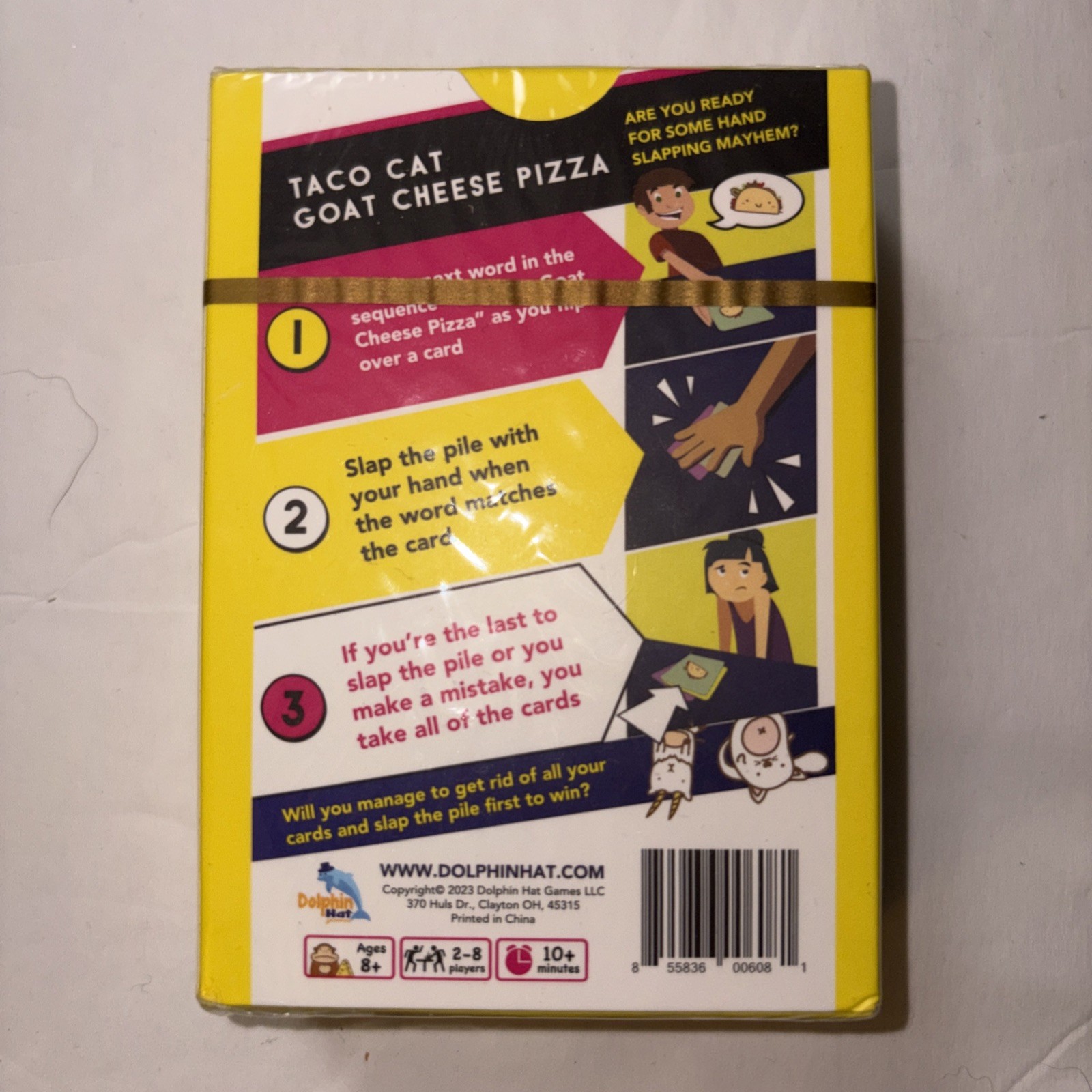 Dolphin Hat Games Taco Cat Goat Cheese Pizza Puzzle – 73626 New Unopened