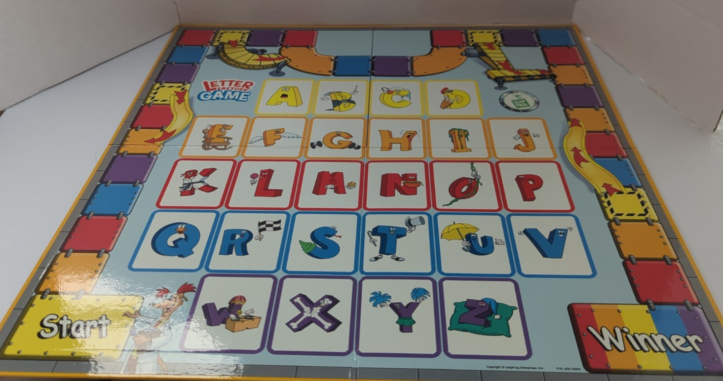 LEAPFROG LETTER FACTORY GAME Collectors Edition Phonics Learning Board Game