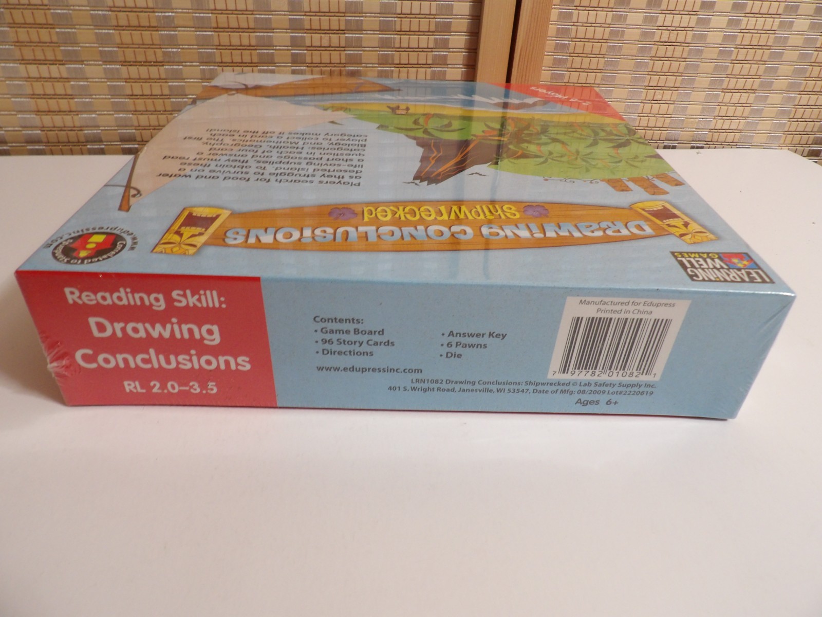 Drawing Conclusions Shipwrecked by Learning Well Games Ages 6+ RL 2.0-3.5