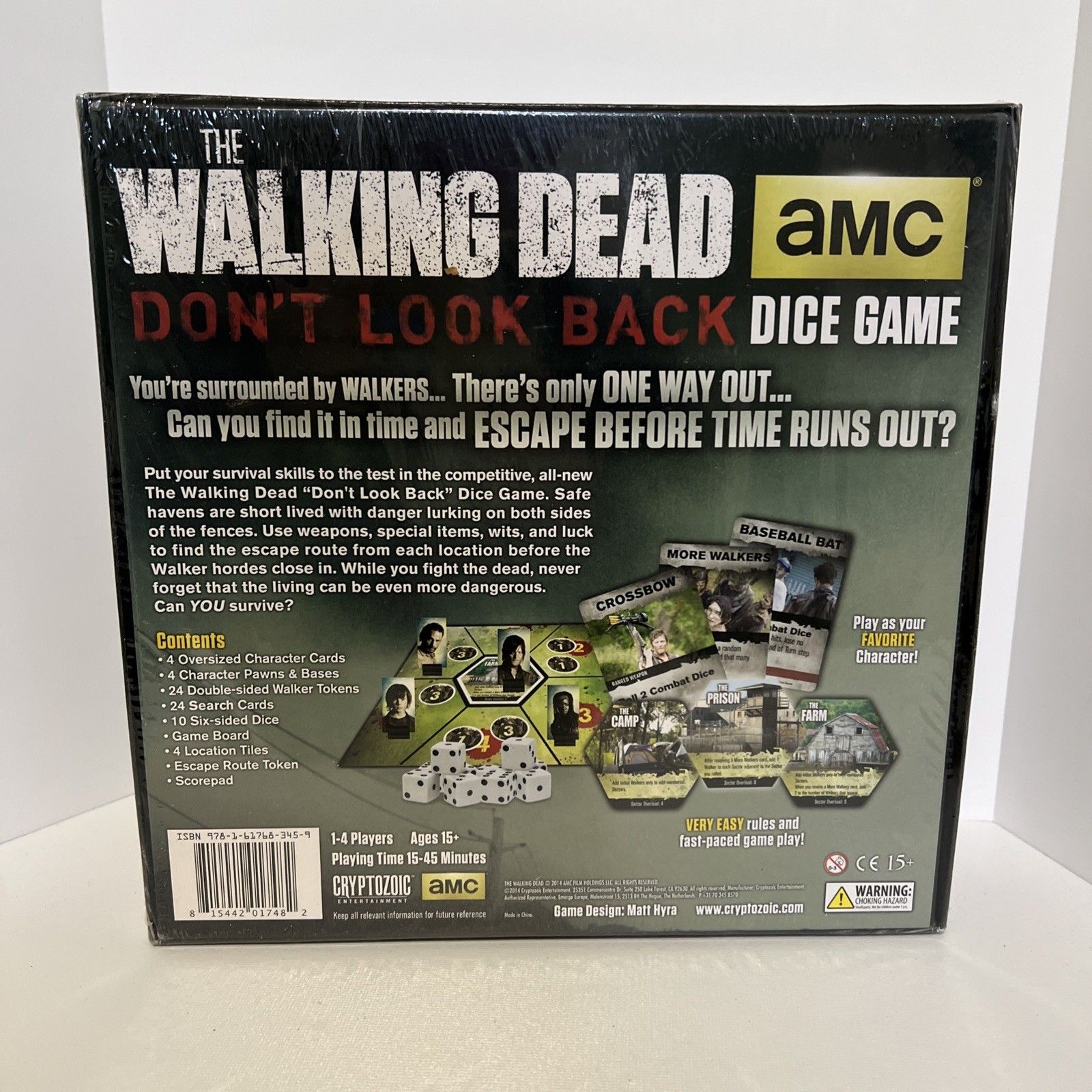 New AMC The Walking Dead Don’t Look Back Escape & Survive Dice Game NEW