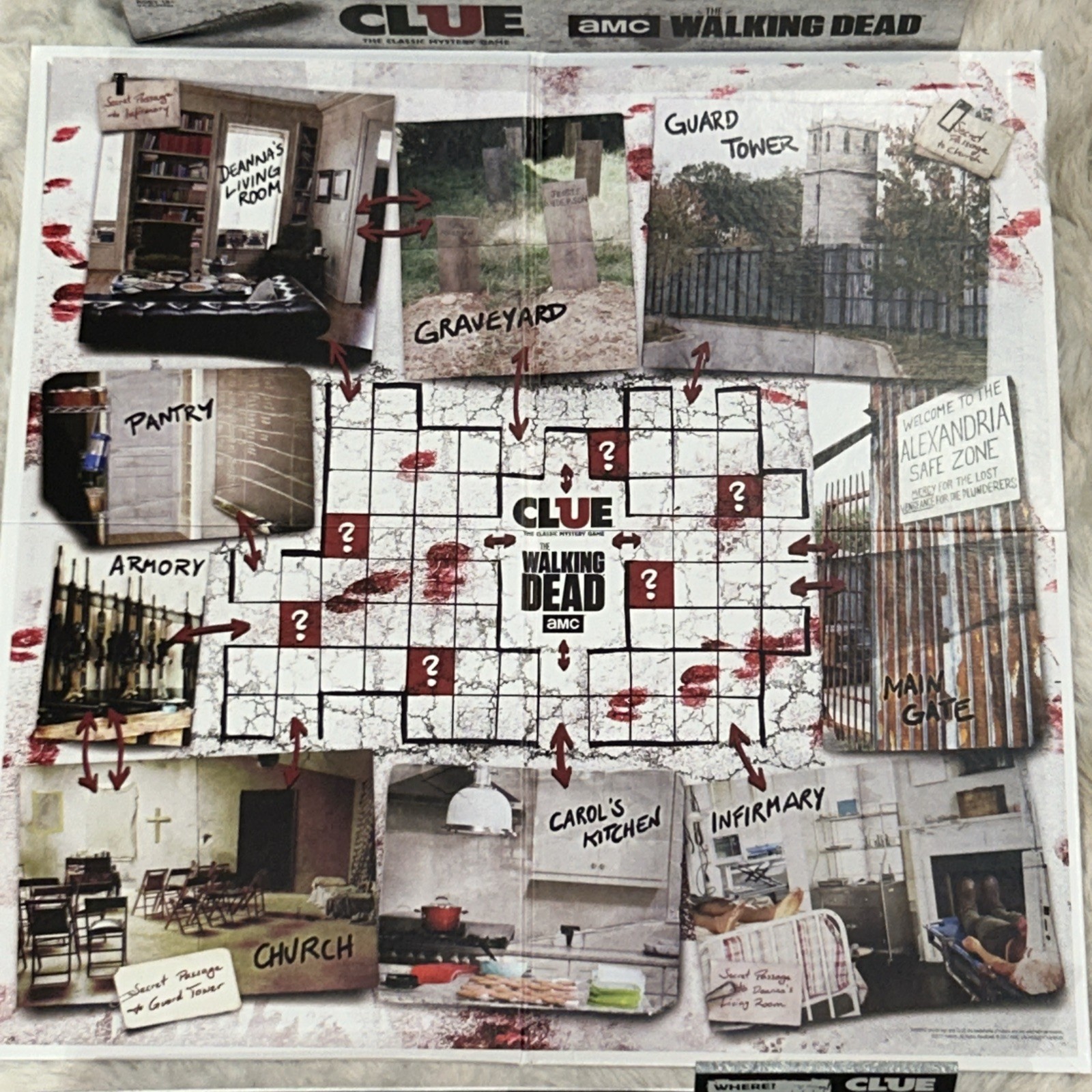 Clue: The Walking Dead – The Classic Mystery Game (2017) Complete AMC