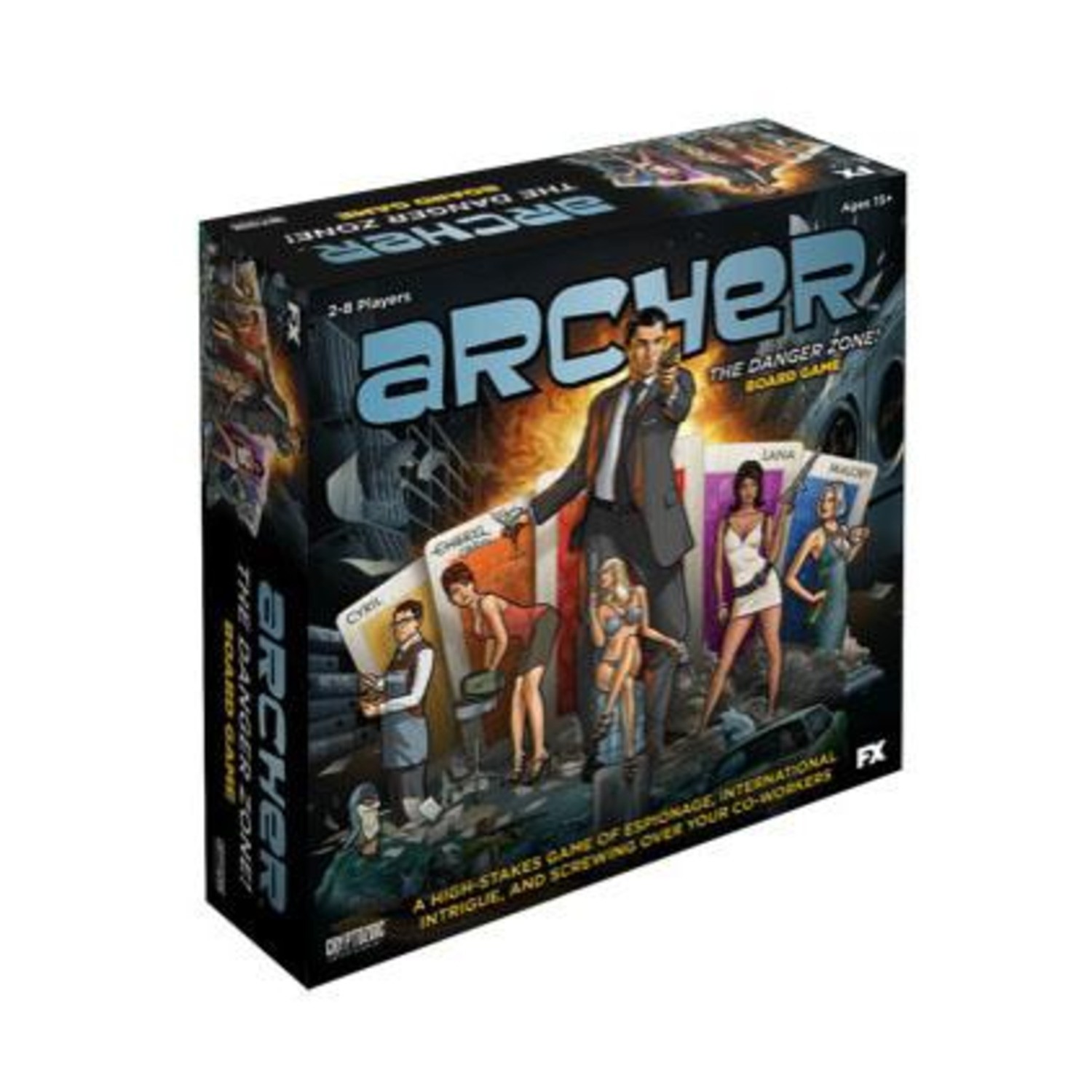 Cryptozoic Boardgame Archer – The Danger Zone! Box VG+/EX