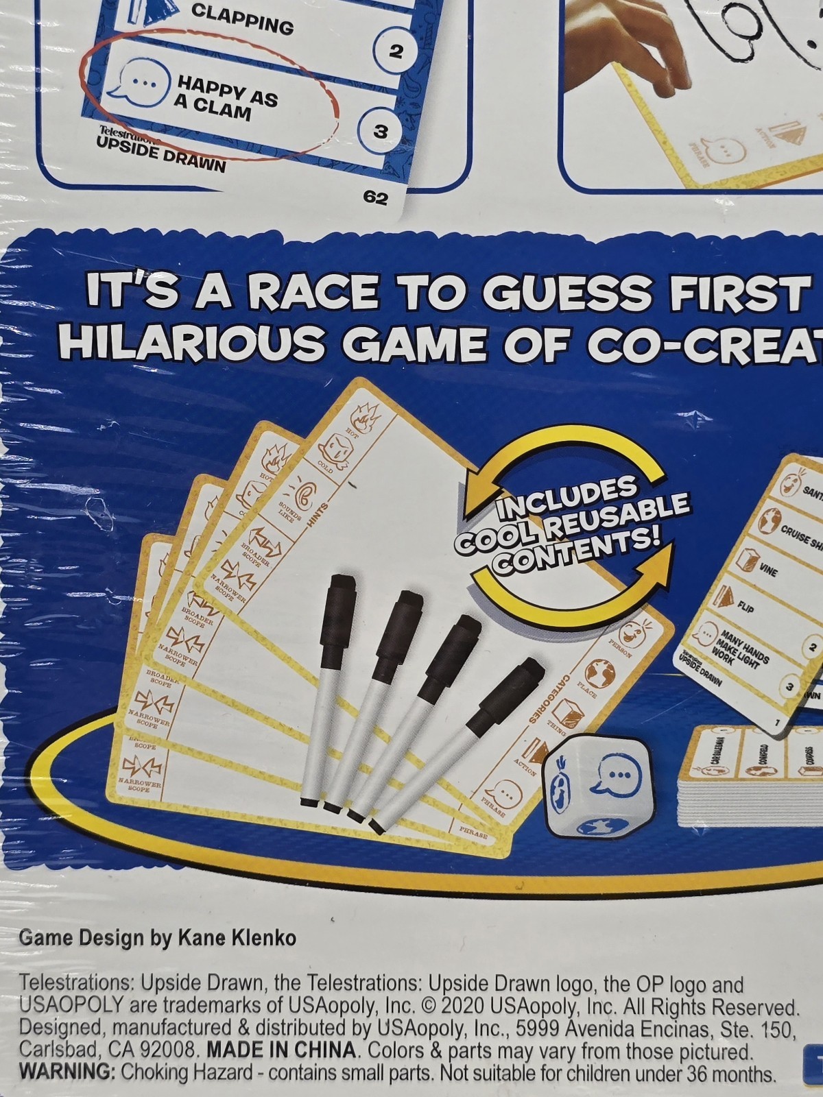NEW Telestrations Upside Drawn 4-12 players sketch & guess game 12 years +