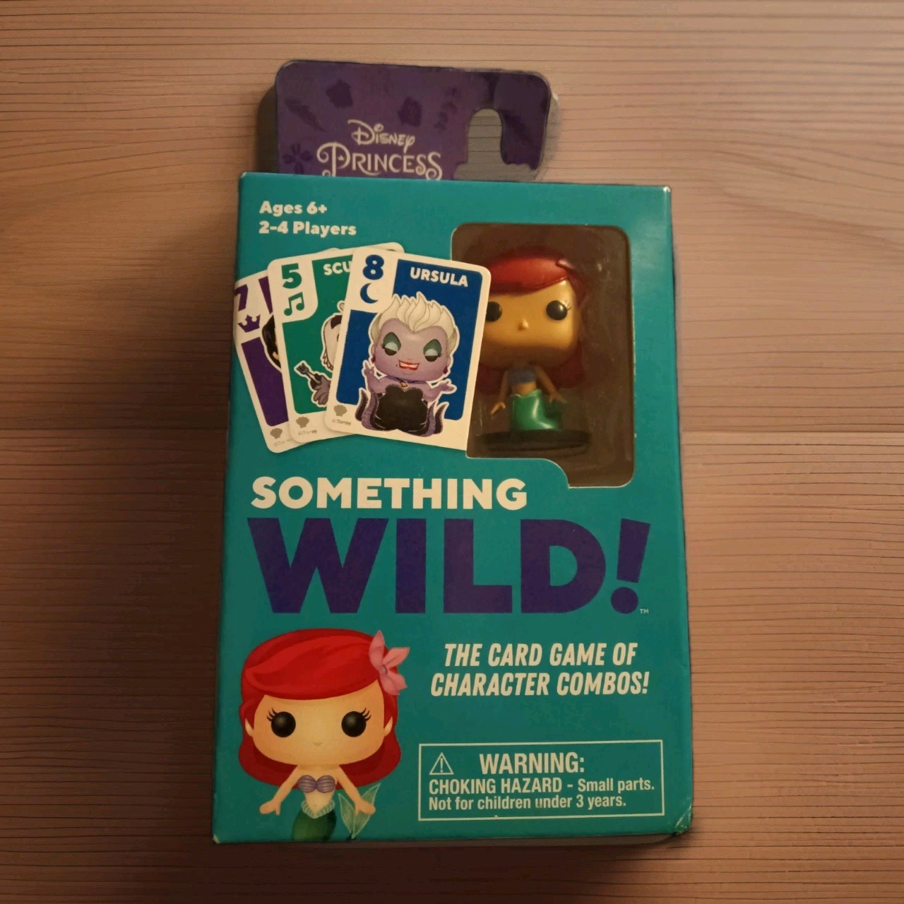 ❤️🐚 NIB FUNKO”Something Wild”Disney Princess Ariel Figure Card Game -FREE SHIP