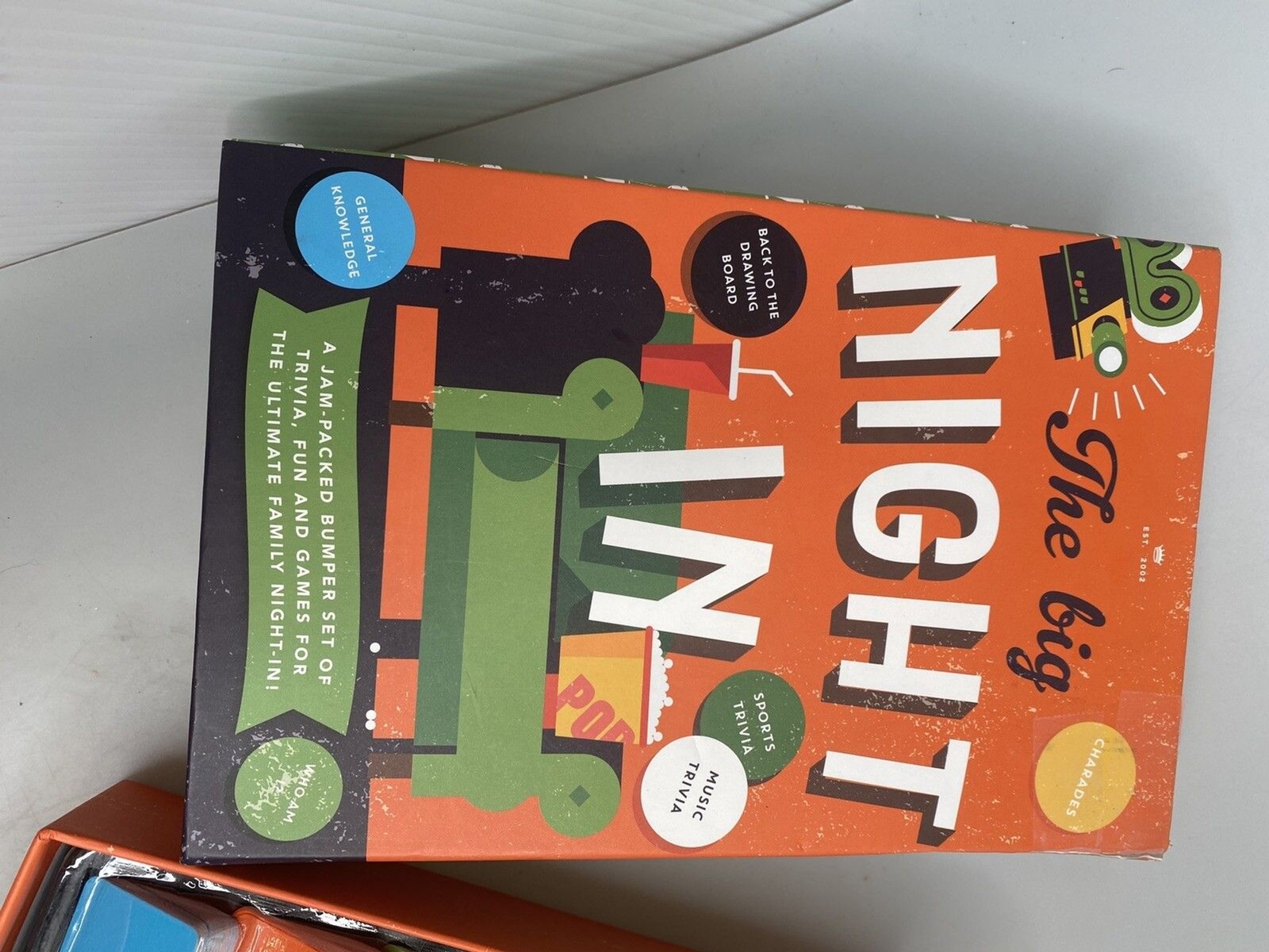 Professor Puzzle The Big Night In Trivia Game Preowned in Box Complete-