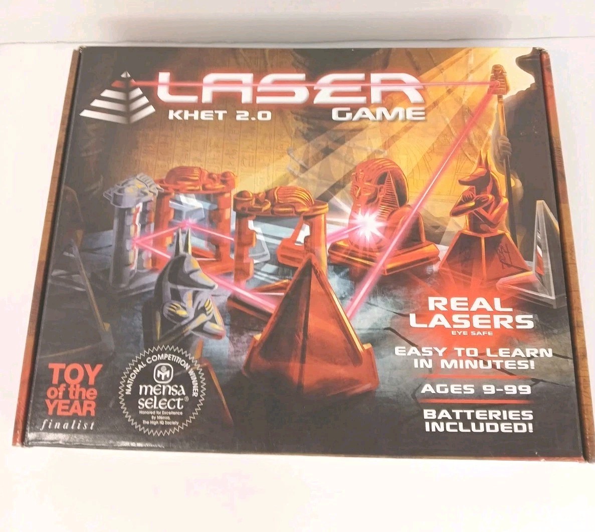 Laser Khet 2.0 Strategy Board Game Mensa Select Tested