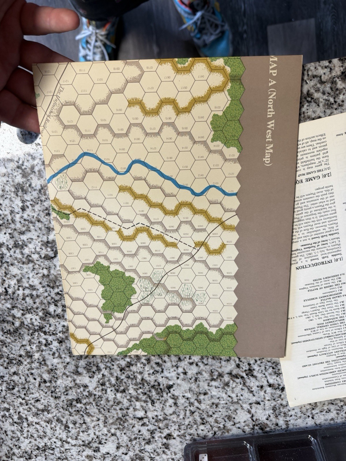 SPI 1976 Tray – TERRIBLE SWIFT SWORD – Three Days of Gettysburg Game UNPUNCHED