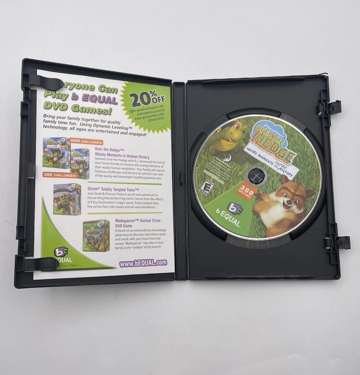 DreamWorks: Over the Hedge: Wacky Moments in Human History (TV DVD Game 2006)
