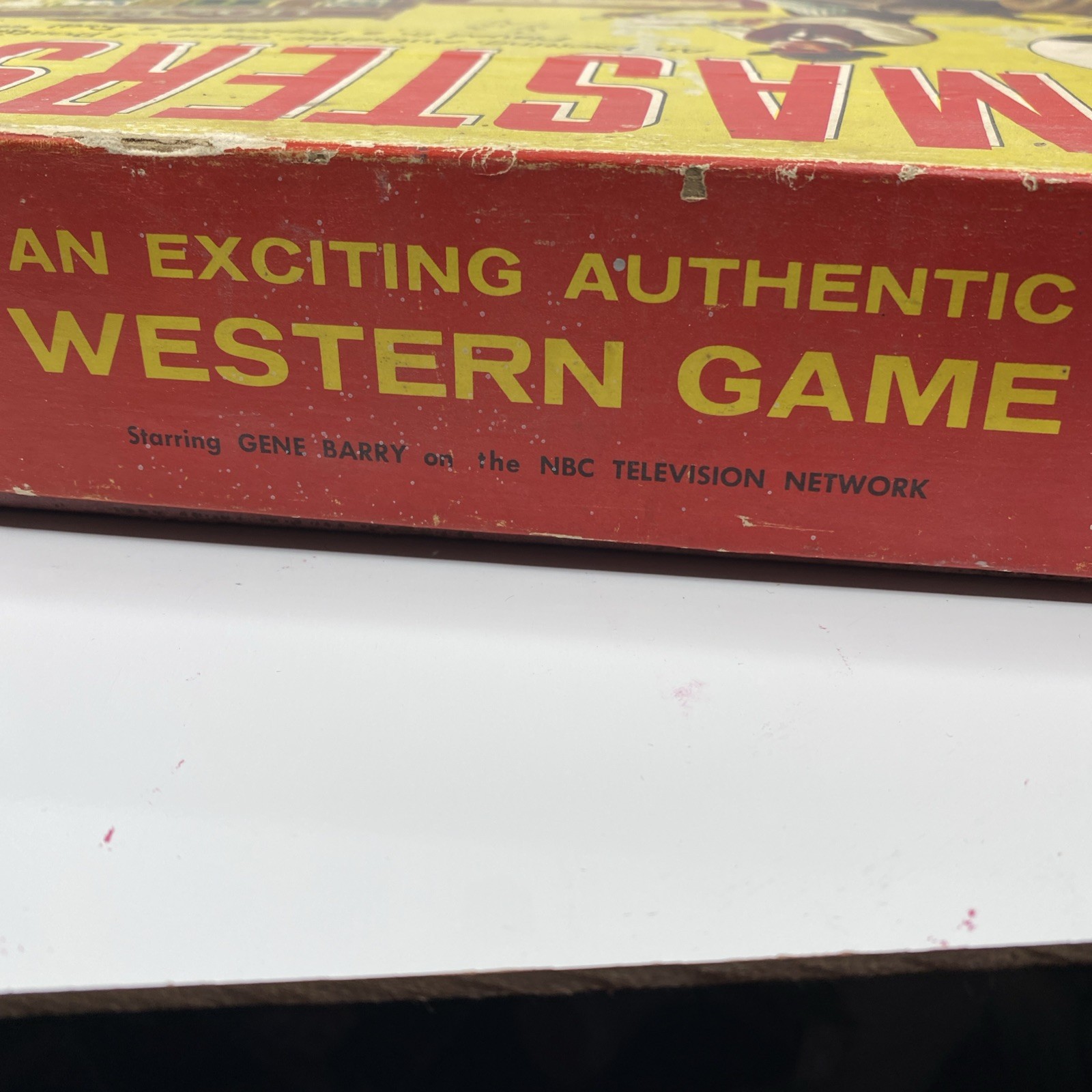 1958 Bat Masterson Board Game by Lowell Complete or Near Complete – See pics